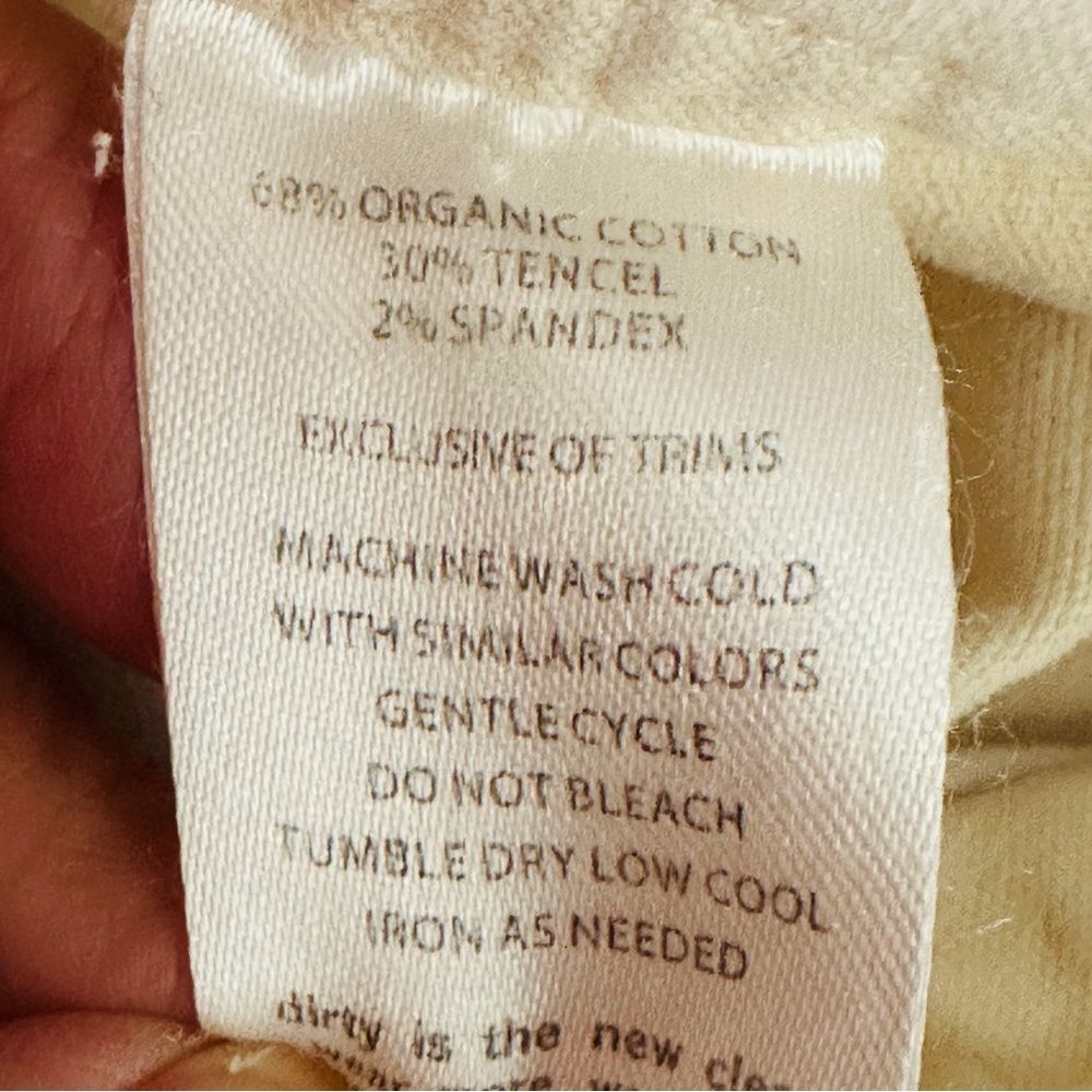 Toad&Co Women's Earthworks Ankle Skinny Pants Cream (Salt) Colored Size 10 - Picture 8 of 10